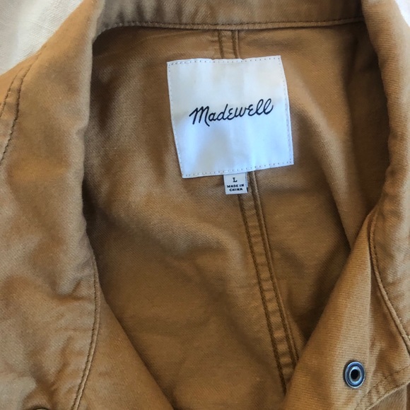 Madewell Canvas Cropped Tie Jacket - Picture 3 of 4